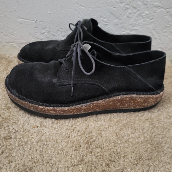 Birkenstock Other - Birkenstock Gary Black Suede Size 10